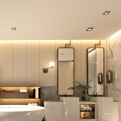 LB-716 MRG black GU10 230V 6W  500Lm 4000K