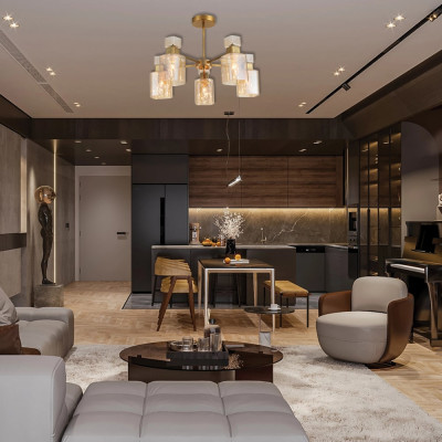 BL1150-2 E14*5 550*360 мм золотий ARD OLIVIA