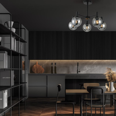 BL1550-1 E27*5 570*400 мм чорний ARD NEAPOL