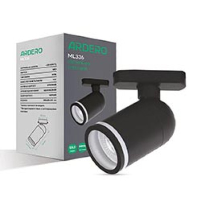 ML336 MR16/G5.3 чорний Ф55*96мм