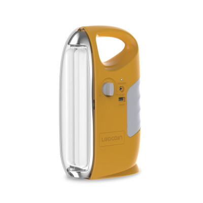 EL304 акум. світильник 10Вт, 165*75*285 мм, 3*1800 мА-год, помаранчевий, LC