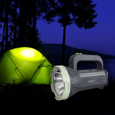 EL306 акум. ліхтар 4Вт, 85*154*117 мм, 2*2400 мА-год, сірий, LC