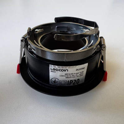 DL0390 MR16, чорний коло G5.3 LC