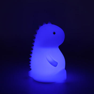 Нічник силіконовий SNL-D03ARD дракончик білий  RGB 3*ААА 10.5*9.2*15.8cm