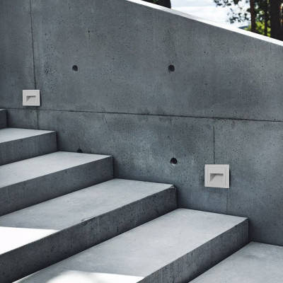 DH1010ARD 230V 3W 30Lm 3000K квадрат 85*85*49mm білий IP54 LEVEL