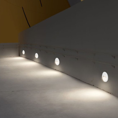 DH1020ARD 230V 3W 30Lm 3000K коло 84*47mm білий IP54 LEVEL