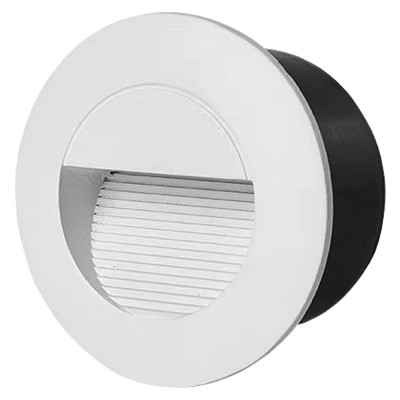 DH1020ARD 230V 3W 30Lm 3000K коло 84*47mm білий IP54 LEVEL