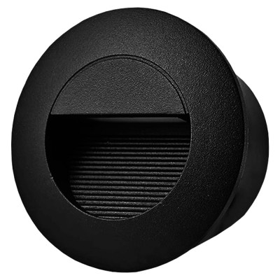 DH1020ARD 230V 3W 30Lm 3000K коло 84*47mm чорний IP54 LEVEL