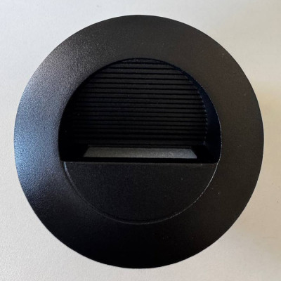 DH1020ARD 230V 3W 30Lm 3000K коло 84*47mm чорний IP54 LEVEL