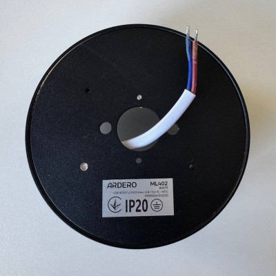 ML402 GX53, чорний, ф100*50 мм  ARD