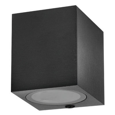 DH0146ARD 230V без лампи 1*GU10, чорний 75*66*75mm IP54 QUADRO