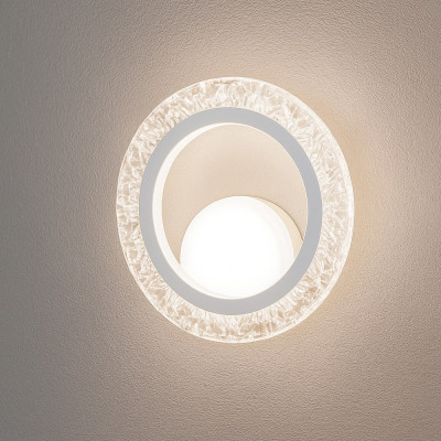 AL6451ARD 10W коло 1290Lm 3000/4500/6500K 188*45mm білий RAIN