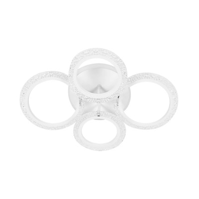 AL6455ARD 60W коло 7510Lm 3000K-4500K-6500K 607*410*117mm білий RAIN