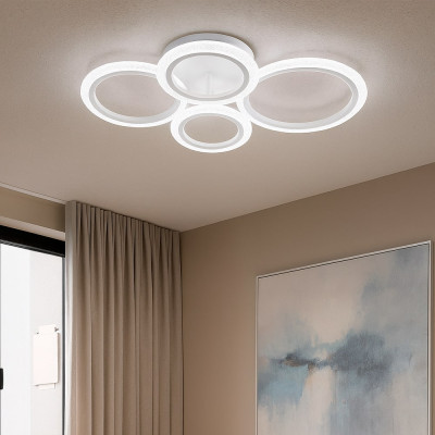 AL6455ARD 60W коло 7510Lm 3000K-4500K-6500K 607*410*117mm білий RAIN