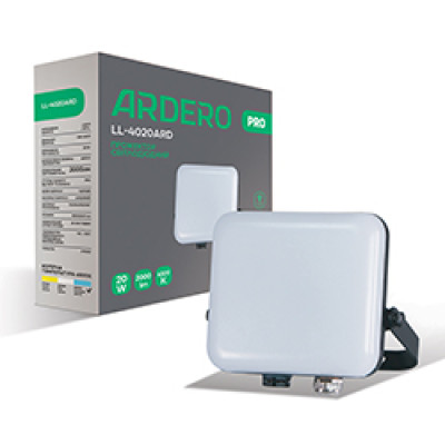 LL-4020ARD 20W 2000Lm 6500K (118*102*37мм) чорний IP65