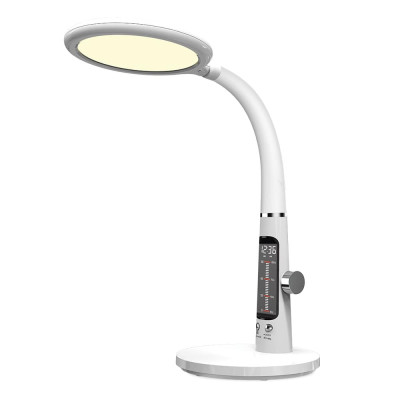 DE1742ARD настільний світильник білий 12W 650LM 3000K-4000K-6000K (18*44.7*19.5cm) IP20