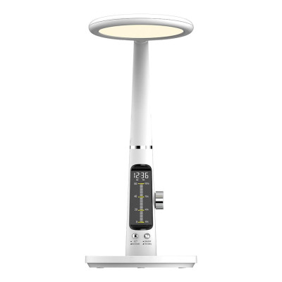 DE1742ARD настільний світильник білий 12W 650LM 3000K-4000K-6000K (18*44.7*19.5cm) IP20