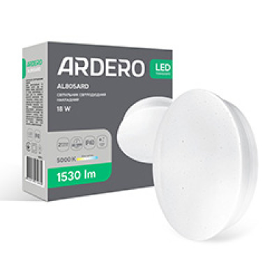 AL805ARD 18W коло накладний 1530Lm 5000K 150*40mm зорян.небо