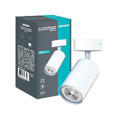 ML314-1 MR16/GU10, білий, поворотний, ф54*133 мм  LC