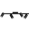 ML348-4X MR16/GU10, чорний, четверний, поворотний, 600*146*142мм  ARD
