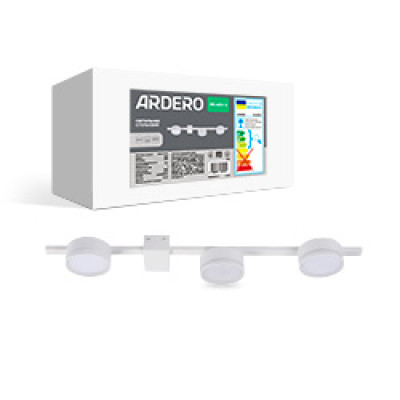 ML483-3, білий, 3*GX53, 600*103*64мм ARD