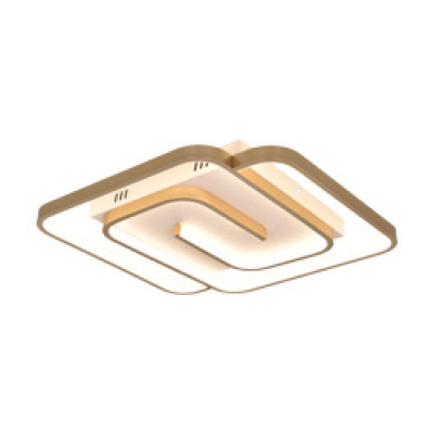 AL6117ARD 75W квадрат 3550Lm 3000K-6000K 420*420*45mm золотий MONICA