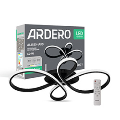 AL6530-1ARD 60W 3200Lm 3000K-6000K 630*360*100mm чорний FABIO S