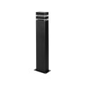 DH0808 230V без лампи E27 IP54 чорний 65*110*600 мм стовпчик