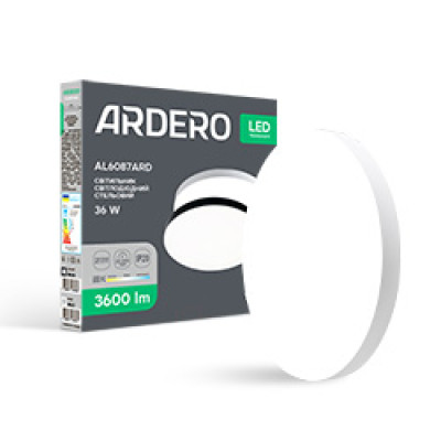 AL6087ARD 36W коло білий 3600Lm 3000/4000/6500K 400*42mm TREND