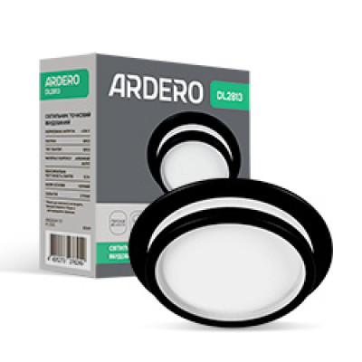 DL2813 GX53 круг чорний Max 13W ARD