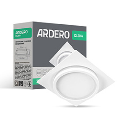 DL2814 GX53 квадрат  білий Max 13W ARD