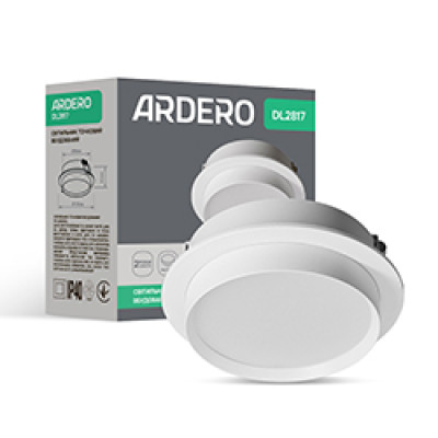 DL2817 GX53 круг білий Max 13W ARD