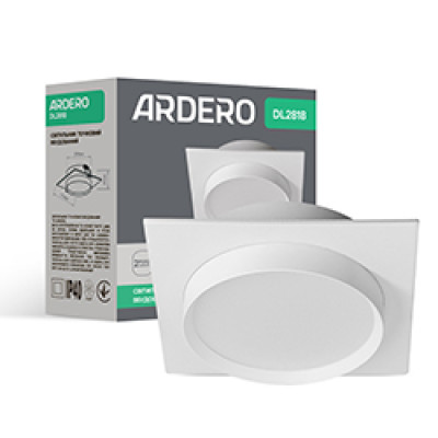 DL2818 GX53 квадрат білий Max 13W ARD