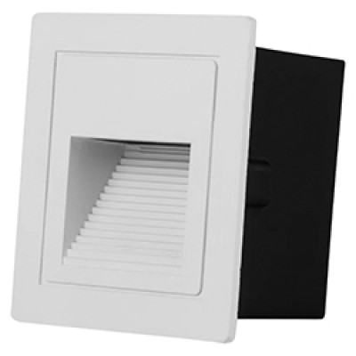 DH1010ARD 230V 3W 30Lm 3000K квадрат 85*85*49mm білий IP54 LEVEL