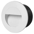 DH1020ARD 230V 3W 30Lm 3000K коло 84*47mm білий IP54 LEVEL