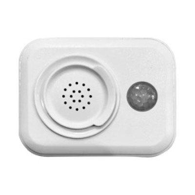 Дзвінок вітальний з датчиком руху E-403, база DC 4,5В, 36 мелодій, білий