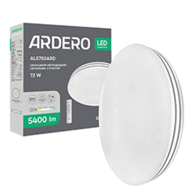 AL5750ARD 72W коло 5400Lm 2700-6500K 480*75mm SILVER