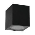 DH0146ARD 230V без лампи 1*GU10, чорний 75*66*75mm IP54 QUADRO