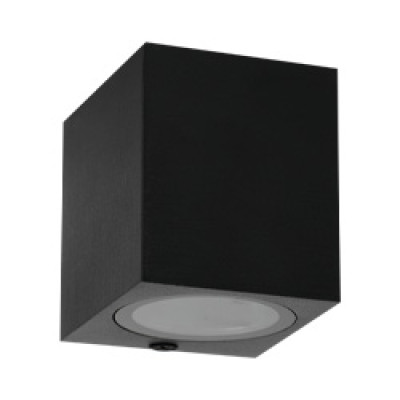 DH0146ARD 230V без лампи 1*GU10, чорний 75*66*75mm IP54 QUADRO