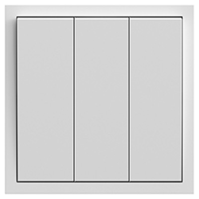 EV113-W вимикач 3-кл., механізм білий 10А Soft