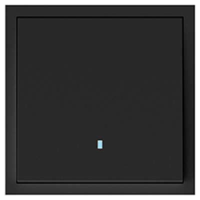 EV111L-B вимикач 1-кл. з підсвіткою, механізм чорний 10А Soft