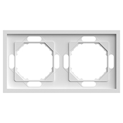 EF102-W рамка 2-місна універсальна білий Soft