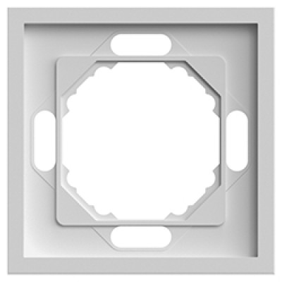 EF101-S рамка 1-місна універсальна срібло Soft