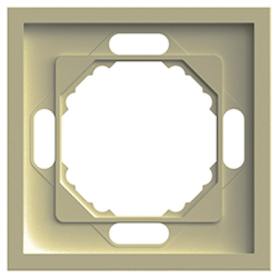 EF101-C рамка 1-місна універсальна шампань Soft