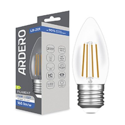 LB-201 C35 230V 7,6W 1255Lm E27 4000K