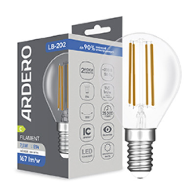 LB-202 G45 230V 7,6W 1255Lm E14 4000K