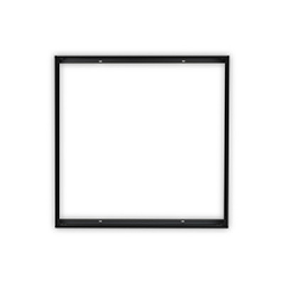 LD512 Алюмінієва рамка для накладного монтажу панелей 60*60см (чорний)