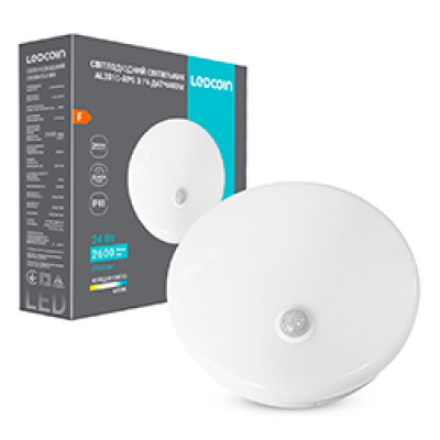 AL3010-RPS з ІЧ-датчиком 24 Вт 6500К IP65, круг, ф200*48 мм LC
