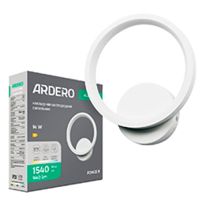 AL6521ARD 14W 940Lm 3000K/4500K/6500K 205*180*47mm білий FORCE R