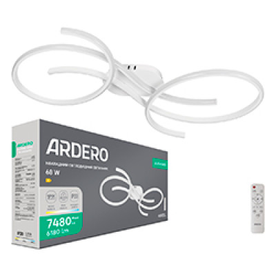 AL6545ARD 68W 6180Lm 3000K-4500K-6500K 790*450*75 mm білий FORCE L